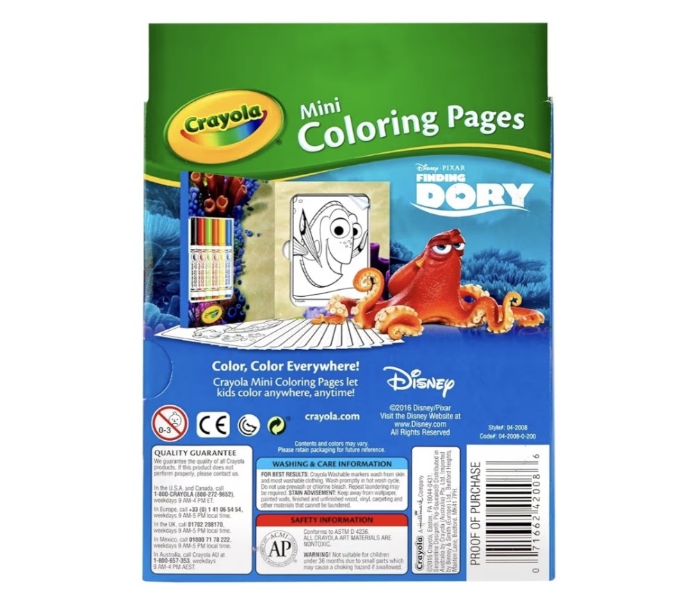 Crayola | Mini Colouring Pages