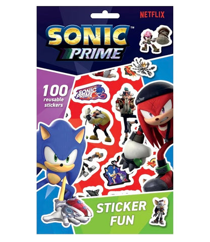 Sonic Prime | 100 Reusable Stickers