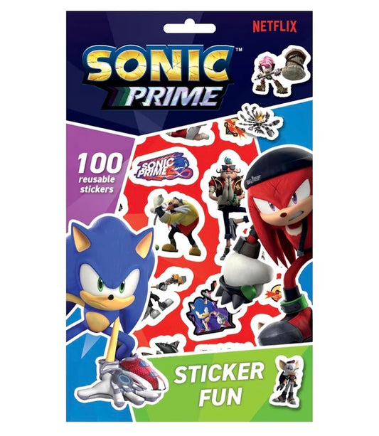 Sonic Prime | 100 Reusable Stickers