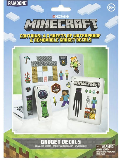 Minecraft | Waterproof & Removable Gadget Decals