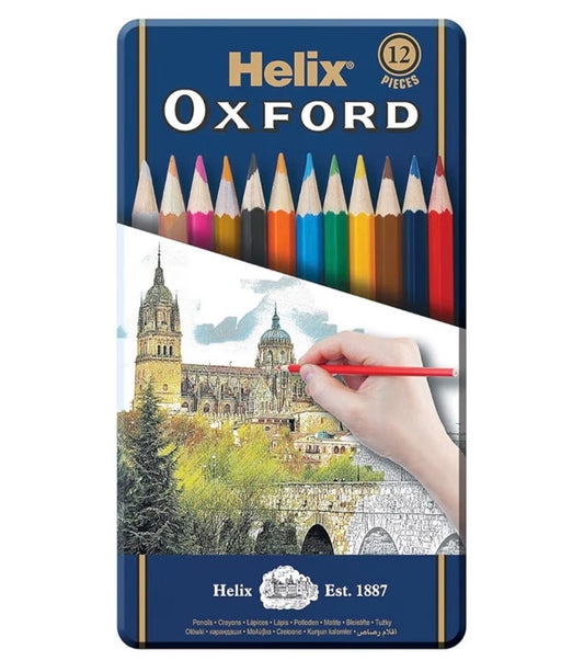 Helix | Oxford 12 Coloured Pencils
