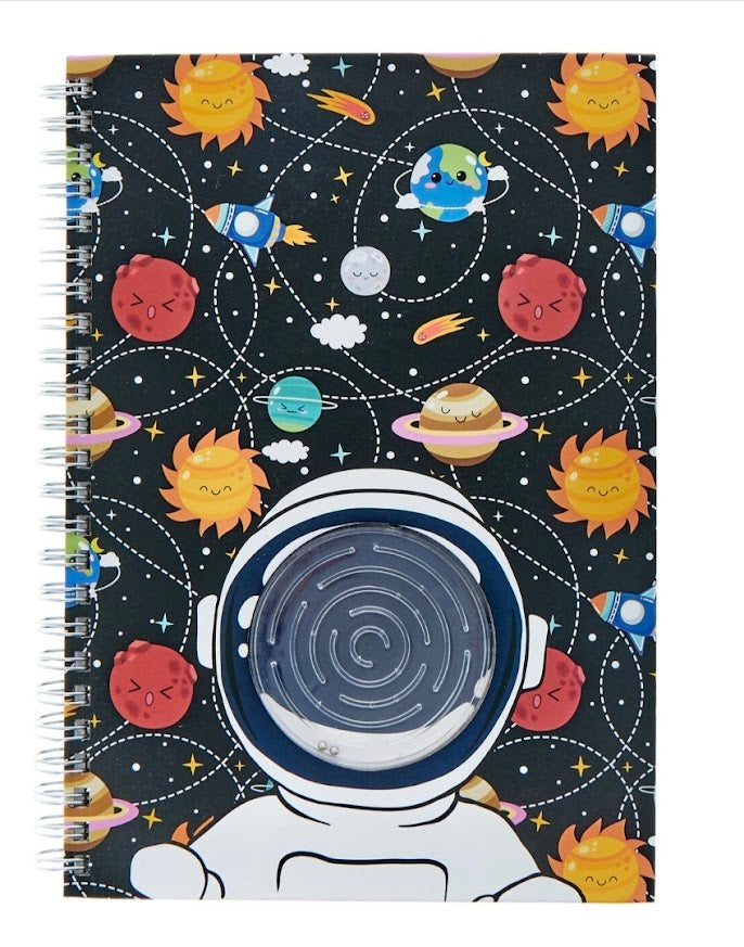 Space Astronaught Notebook With Maze Game