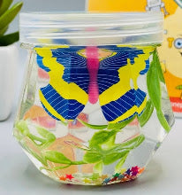 Happy Crystal Butterfly Mud Slime