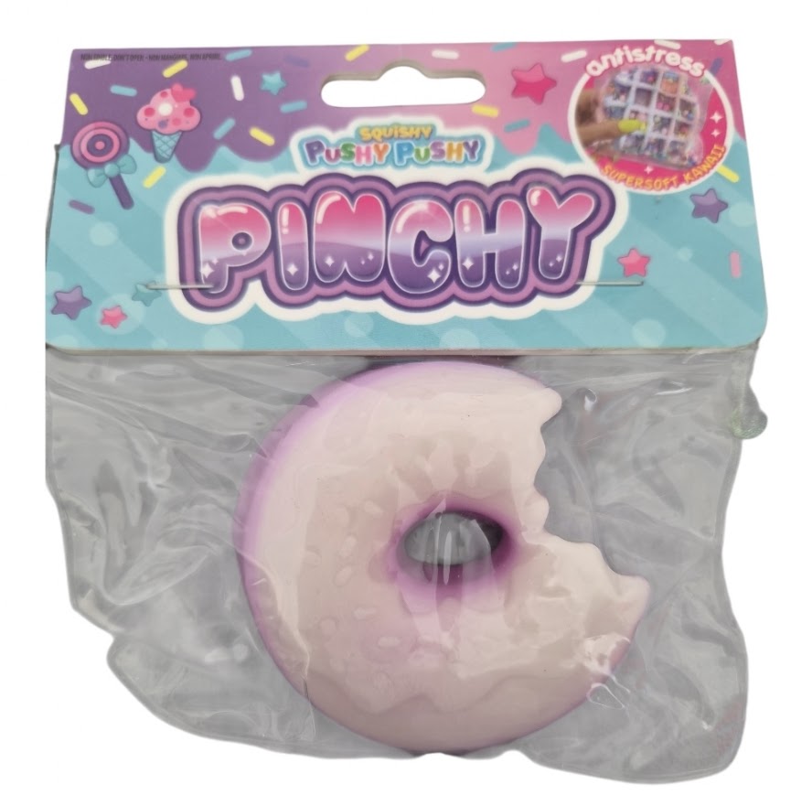 Squishy Pushy Pushy Pinchy Doughnut Taba