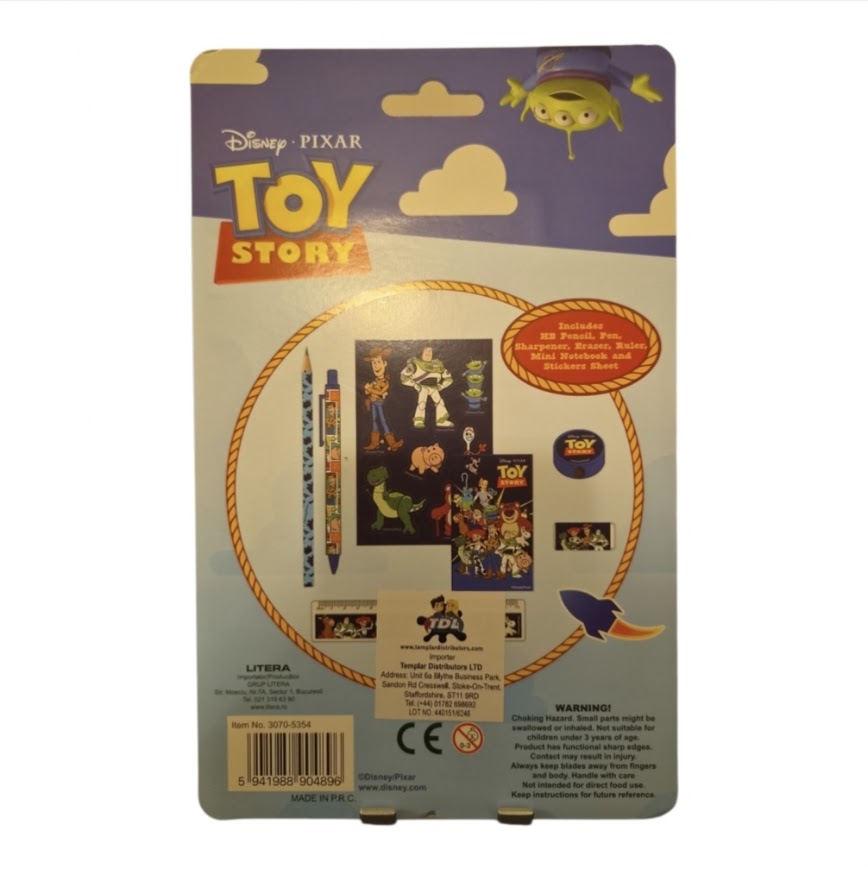Disney Pixar Toy Story Stationery Set | 6-Piece Back to School Set