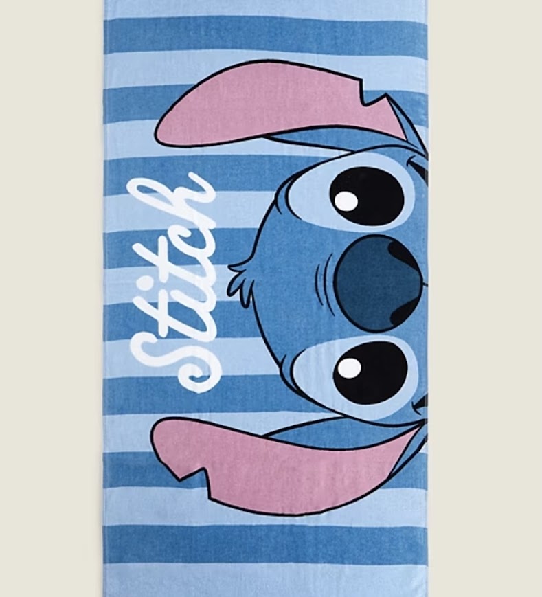 Disney Stitch Beach Towel | 100% Cotton | 71cm x 152cm