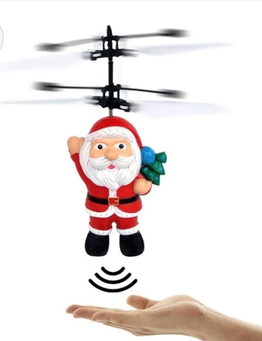 Flying Santa Claus | Infrared Hand Sensor Helicopter Toy