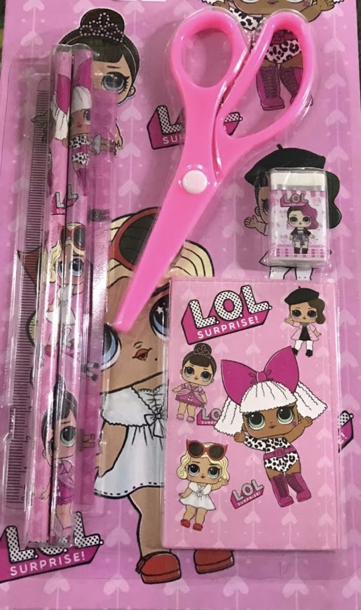 L.O.L. Surprise! Stationery Set | 5-Piece Pink Stationery Kit | Perfect Gift