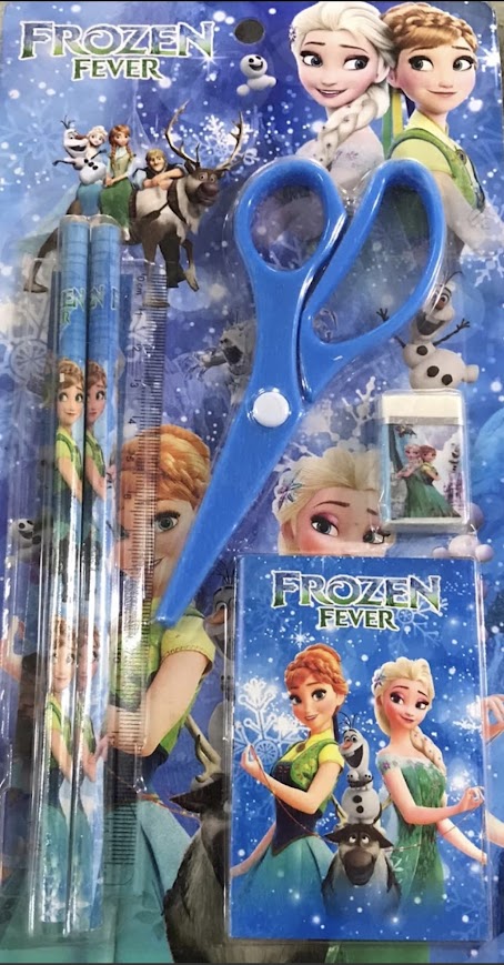 Disney Frozen Fever Stationery Set | 5-Piece Elsa & Anna Kit | Perfect Gift