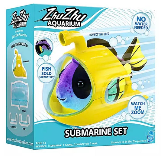 ZhuZhu Aquarium | Submarine Set | ZhuZhu Fish Accessory Playset