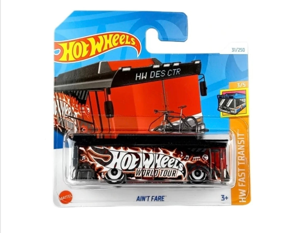 Mattel | Hot Wheels World Tour | Ain't Fare | Die-Cast Collectible | 1:64 Scale