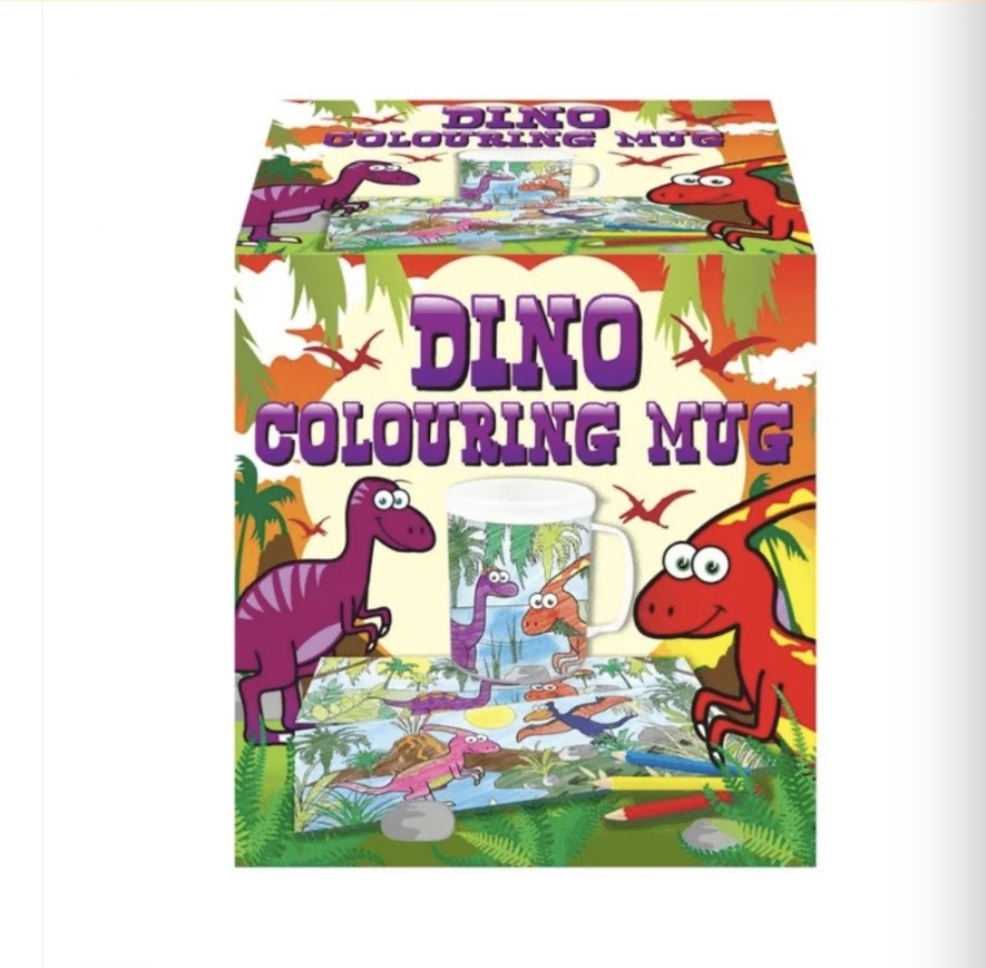 Project Craft | Colour Your Own Dinosaur Mug