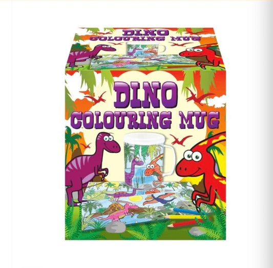 Project Craft | Colour Your Own Dinosaur Mug