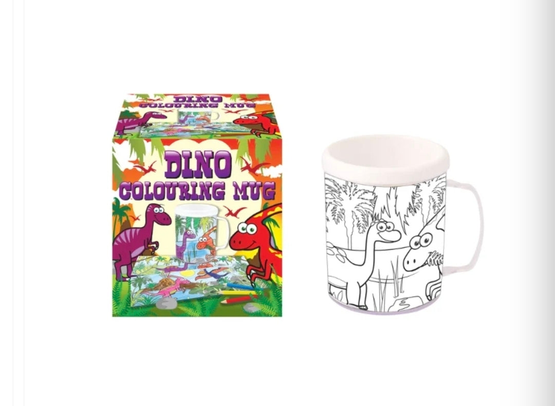 Project Craft | Colour Your Own Dinosaur Mug
