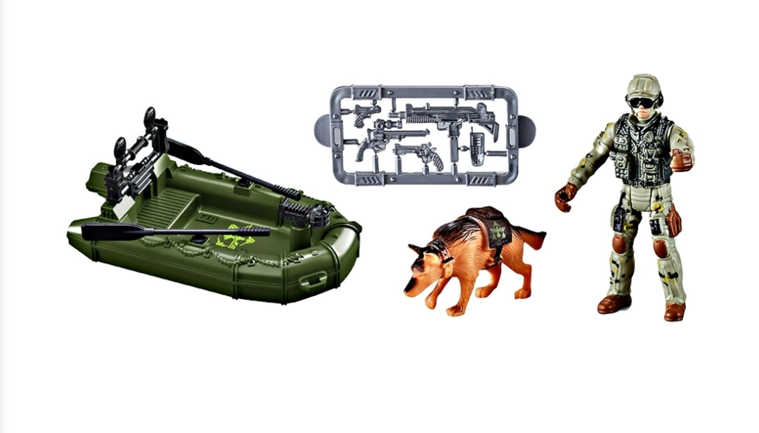 Action Mission Peace Keepers | Military Action Figure Play Set | Kids Soldier Toy