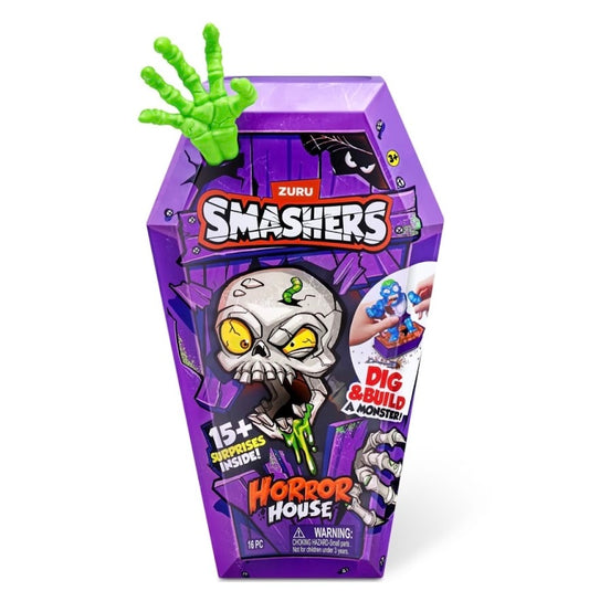 ZURU Smashers Horror House | Dig & Build a Monster | 10+ Surprises | Ages 3+