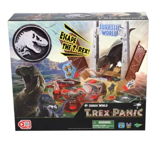 Jurassic World | T-Rex Panic! | Family Dinosaur Action Game