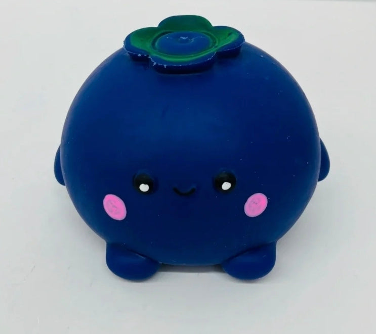 Jumbo Scented Blueberry Squishy | Stretch, Poke & Squish Sensory Toy | Slow Rise