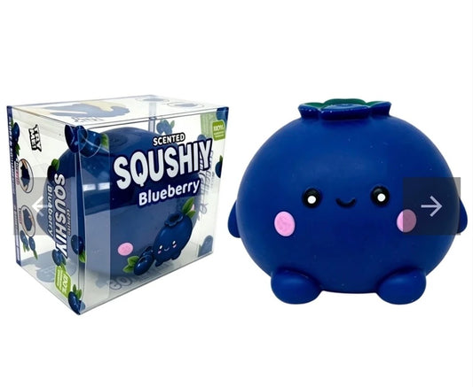 Jumbo Scented Blueberry Squishy | Stretch, Poke & Squish Sensory Toy | Slow Rise