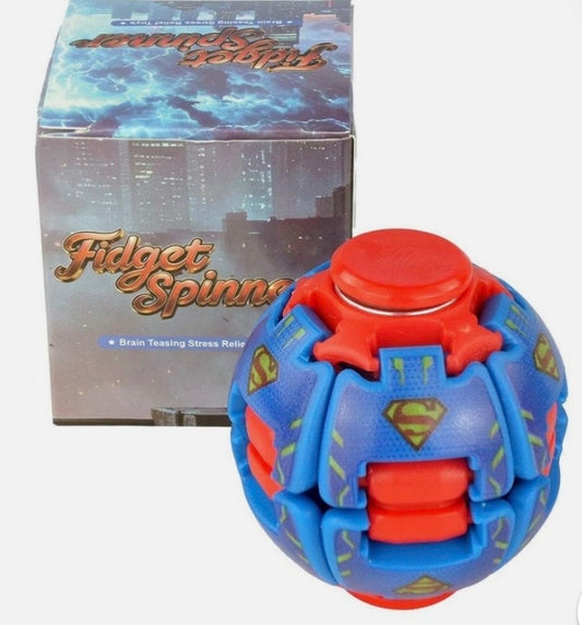 Superman Fidget Spinner | Officially Licensed DC Comics | Kids Superhero Fidget Toy