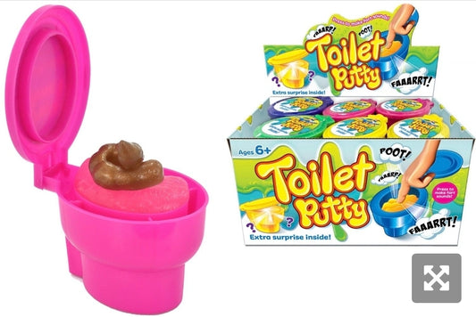 Toilet Putty Surprise | Novelty Fidget Putty with Hidden Surprise Inside | Sensory Toy