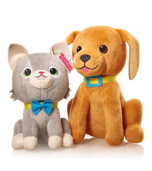 Pups & Purrs Animal Hospital | Nintendo Switch Game + Plush Dog Bundle | Kids Vet Play Set