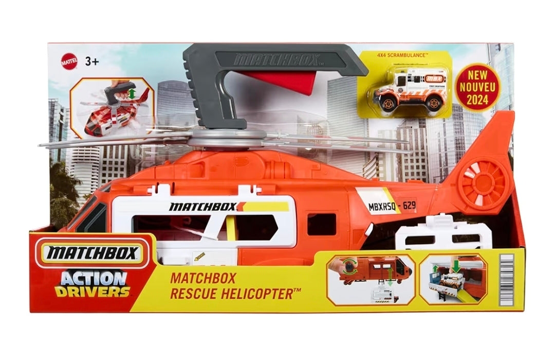 Matchbox | Official Rescue Helicopter Toy