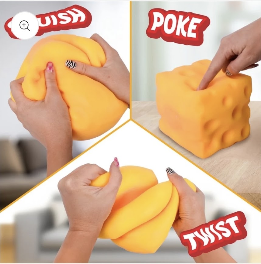 Jumbo Squishy | Squeeze Cheese Slow Rise Squishy Toy