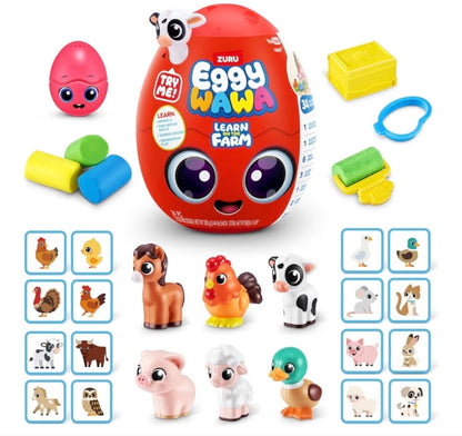 Zuru | Eggy Wawa Learn On The Farm | Interactive Educational Surprise Toy