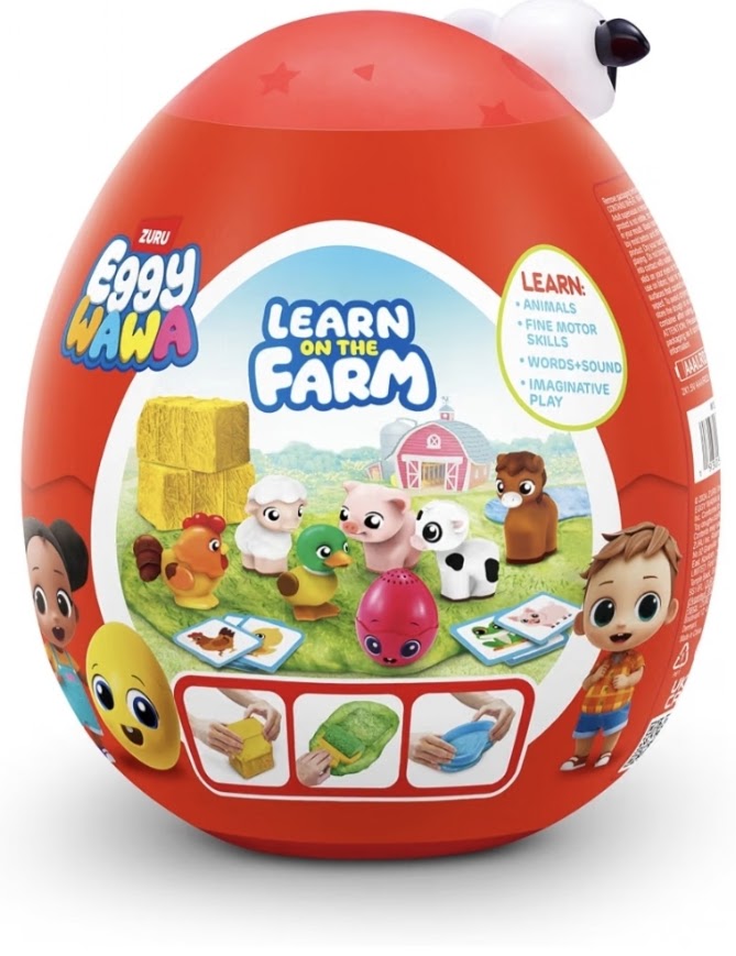Zuru | Eggy Wawa Learn On The Farm | Interactive Educational Surprise Toy