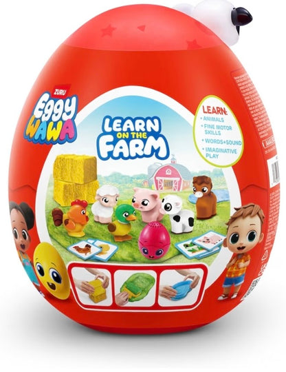 Zuru | Eggy Wawa Learn On The Farm | Interactive Educational Surprise Toy