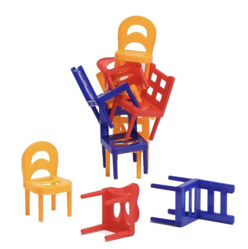 Balancing Chair Game | Fun Family Stacking & Balancing Game | 2-6 Players