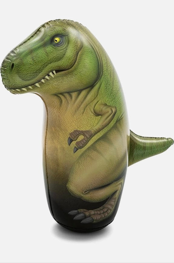 Inflatable Dinosaur Bop Bag | 36" Punch & Tumbler Toy | Fill with Water or Sand | Kids Active Play