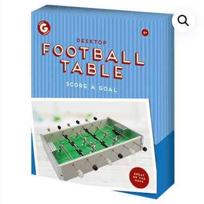 Desktop Football Table | Mini Foosball Game | 2-Player Table Top Game | Ages 6+