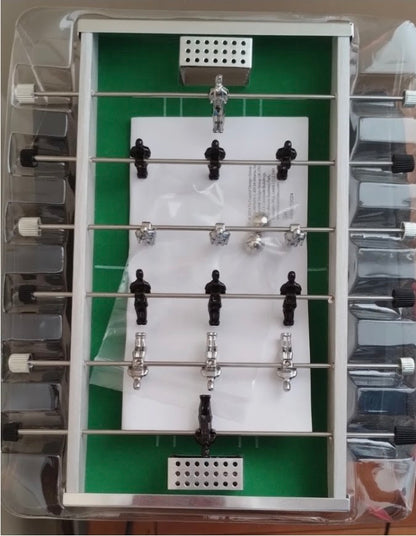Desktop Football Table | Mini Foosball Game | 2-Player Table Top Game | Ages 6+