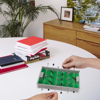 Desktop Football Table | Mini Foosball Game | 2-Player Table Top Game | Ages 6+