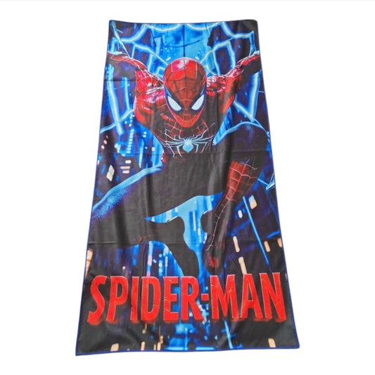 Marvel Spider-Man Beach Towel | Officially Licensed | Kids Swimming & Holiday Towel