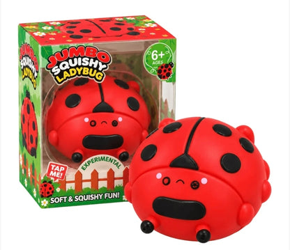 Jumbo Ladybug Squishy – Ladybird Squeeze Fidget Toy
