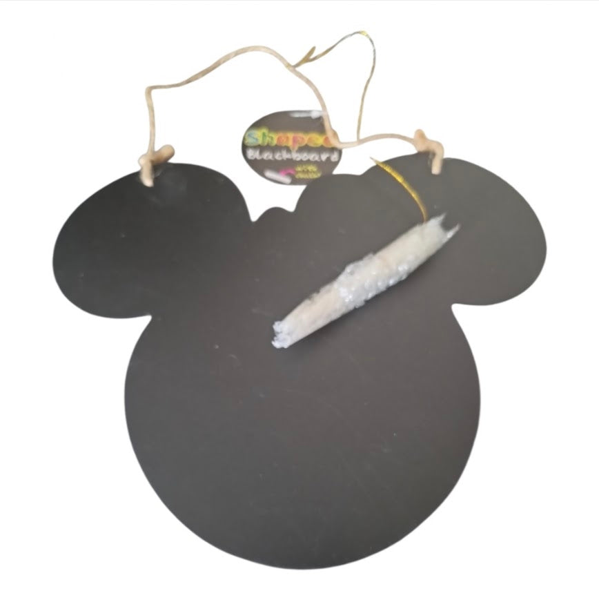 Disney | Mickey Mouse Shaped Hanging Blackboard with Chalk
